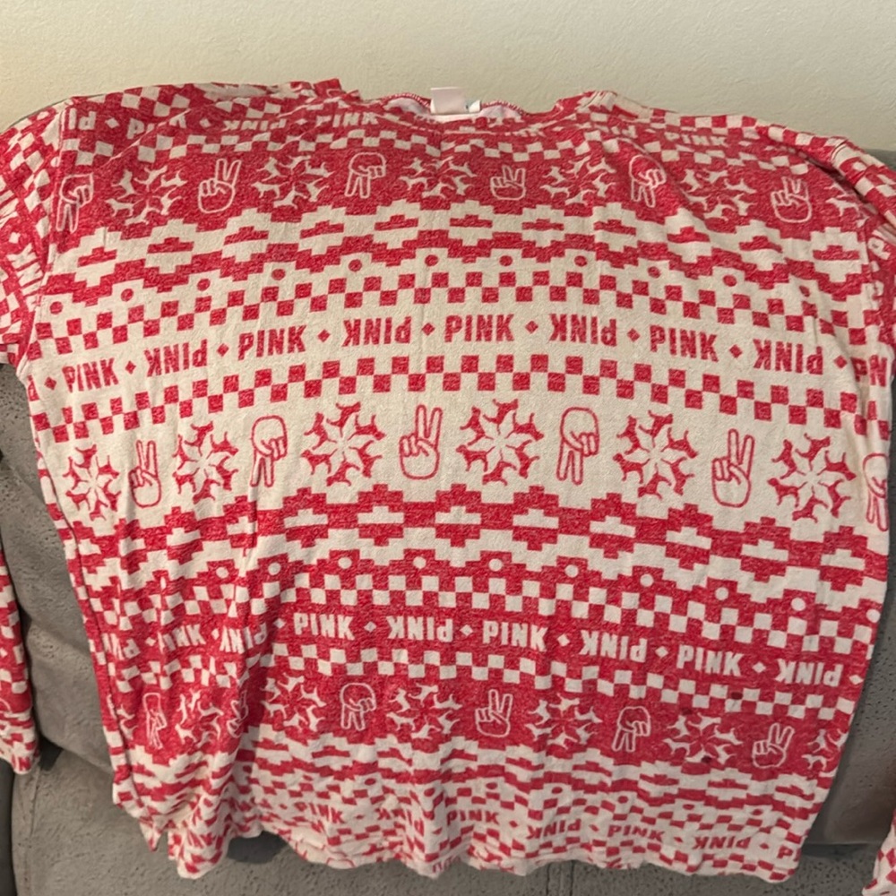 Victoria secret pink Christmas pijamas